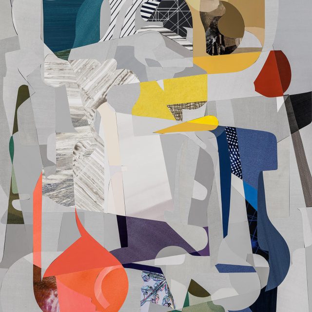 Aaron Wexler: collages on board.
