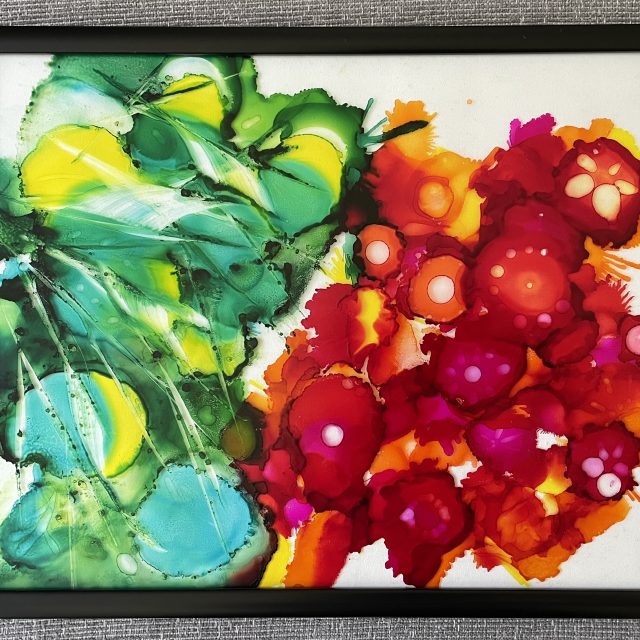 Rau red blooms